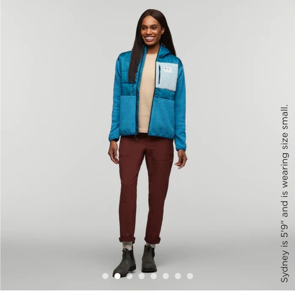 Cotopaxi Women's Medium Trico Hybrid Jacket Abyss Lake Blue NWT Hood Fleece - Picture 2 of 14